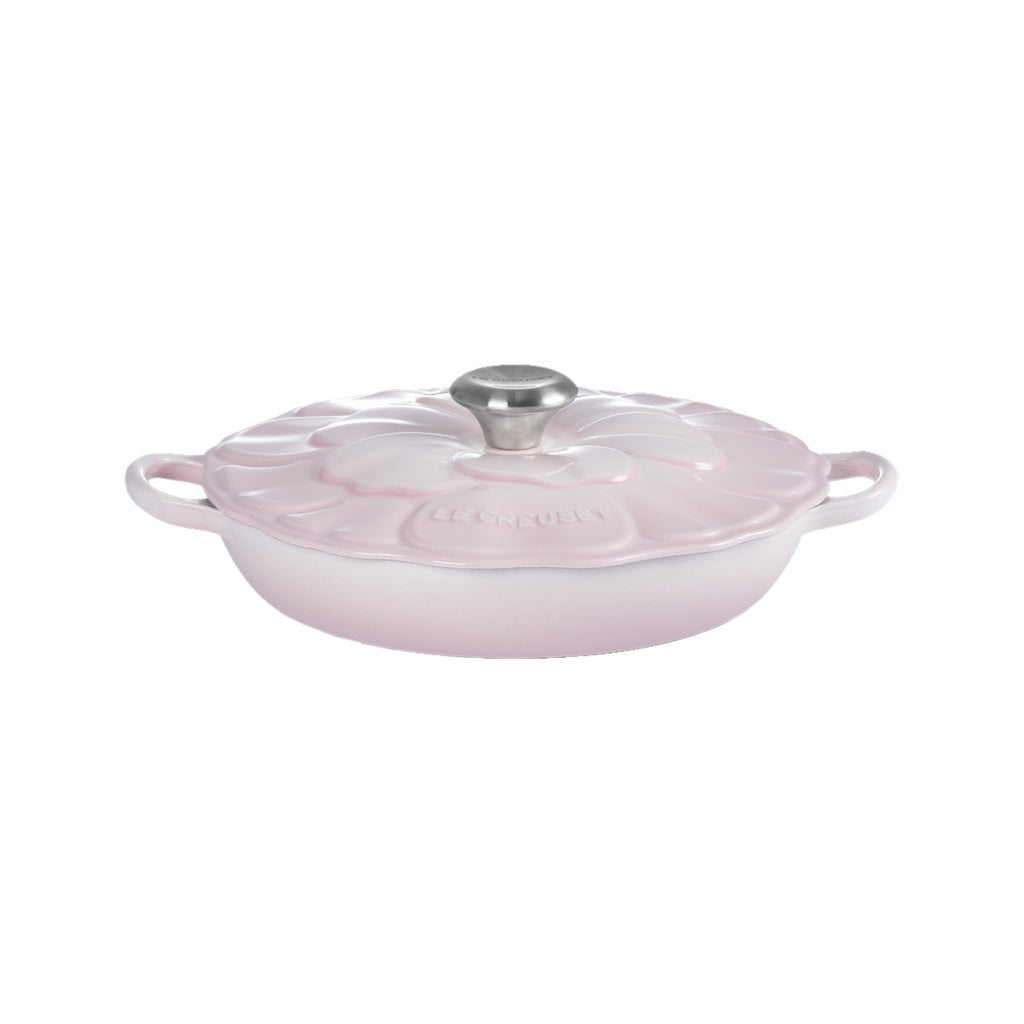 Le Creuset Shell Pink Petal Braiser 26cm 2.2L