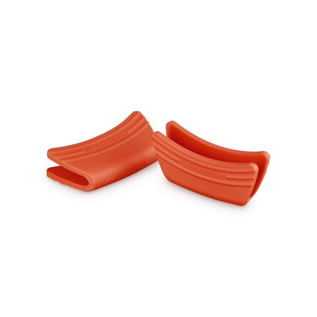 Le Creuset 2er-Set Silikon Griffschutz- Ofenrot