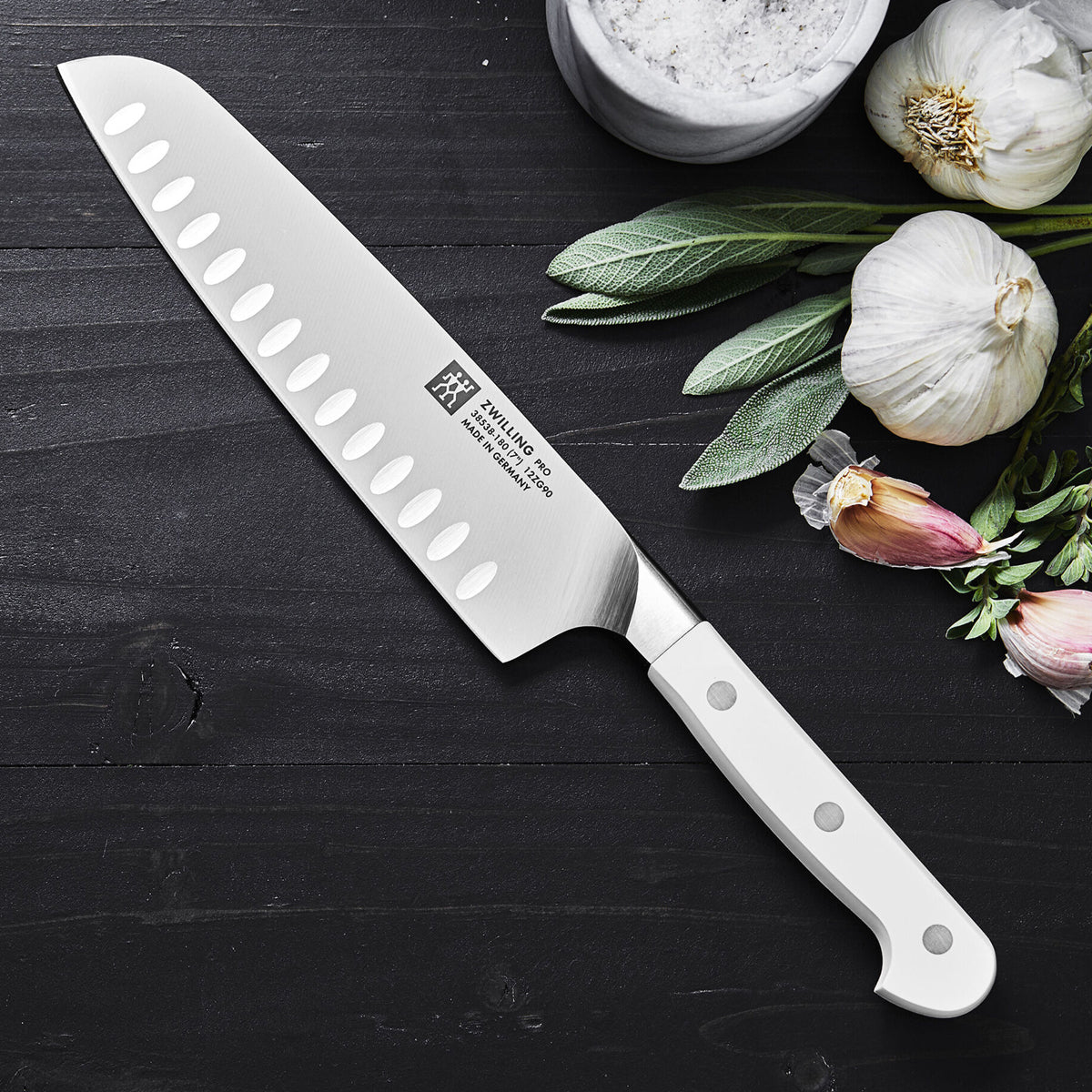 Zwilling Santokumesser 18cm, Kullenschliff